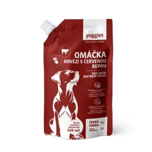 150ml Yoggies hovězí omáčka s červenou řepou | Pejskovice