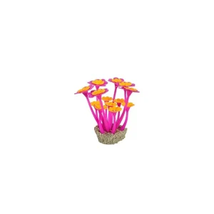 Akvarijní dekorace FLOWERS 2 fialová/oranžová Zolux | Pejskovice