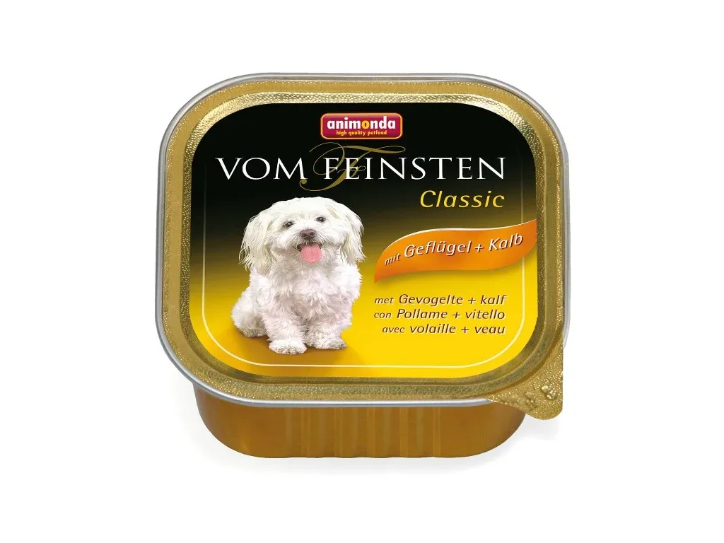 Animonda Vom Feinsten Classic paštika pro psy drůbeží + telecí 150 g