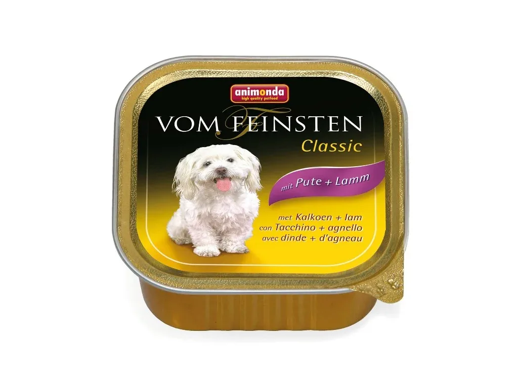 Animonda Vom Feinsten Classic paštika pro psy krůtí + jehně 150 g