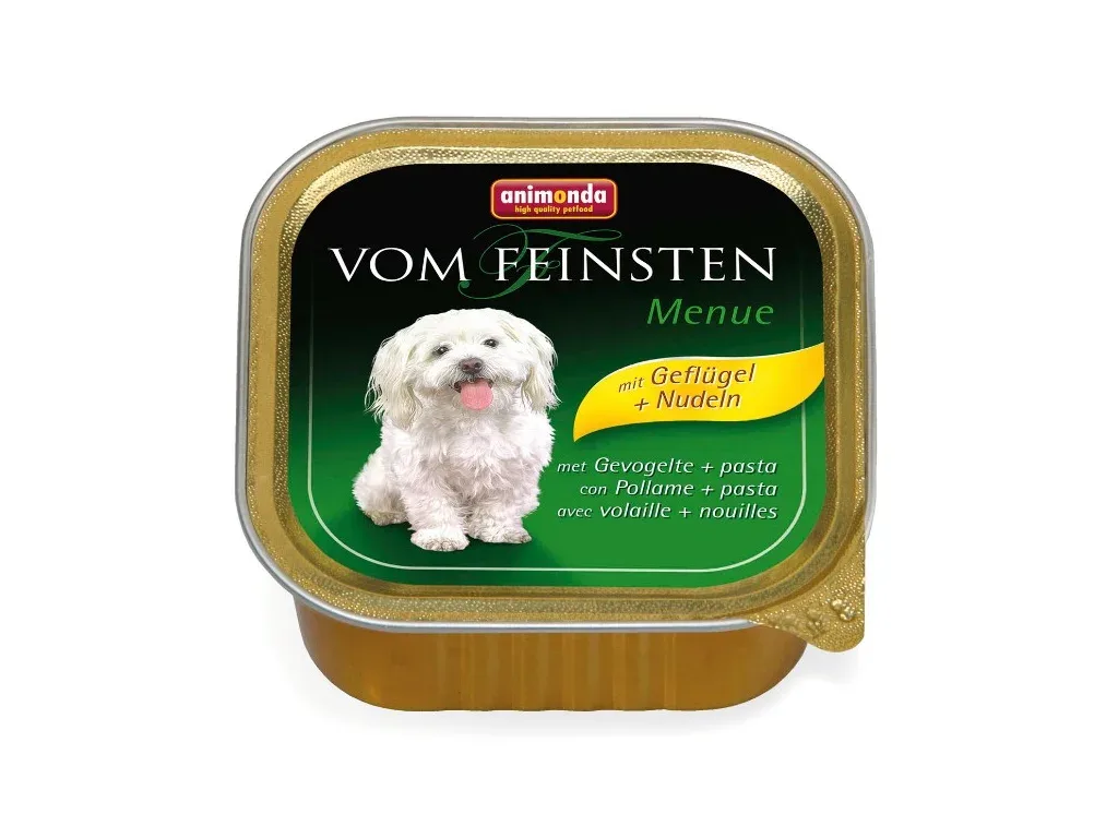 Animonda Vom Feinsten Menue paštika pro psy drůbeží + těstoviny 150 g