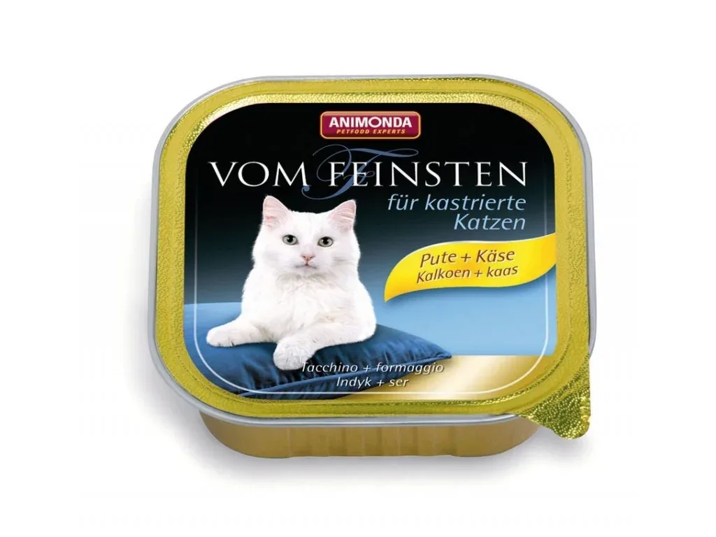 Animonda Vom Feinsten paštika pro kastrované kočky krůta + sýr 100 g