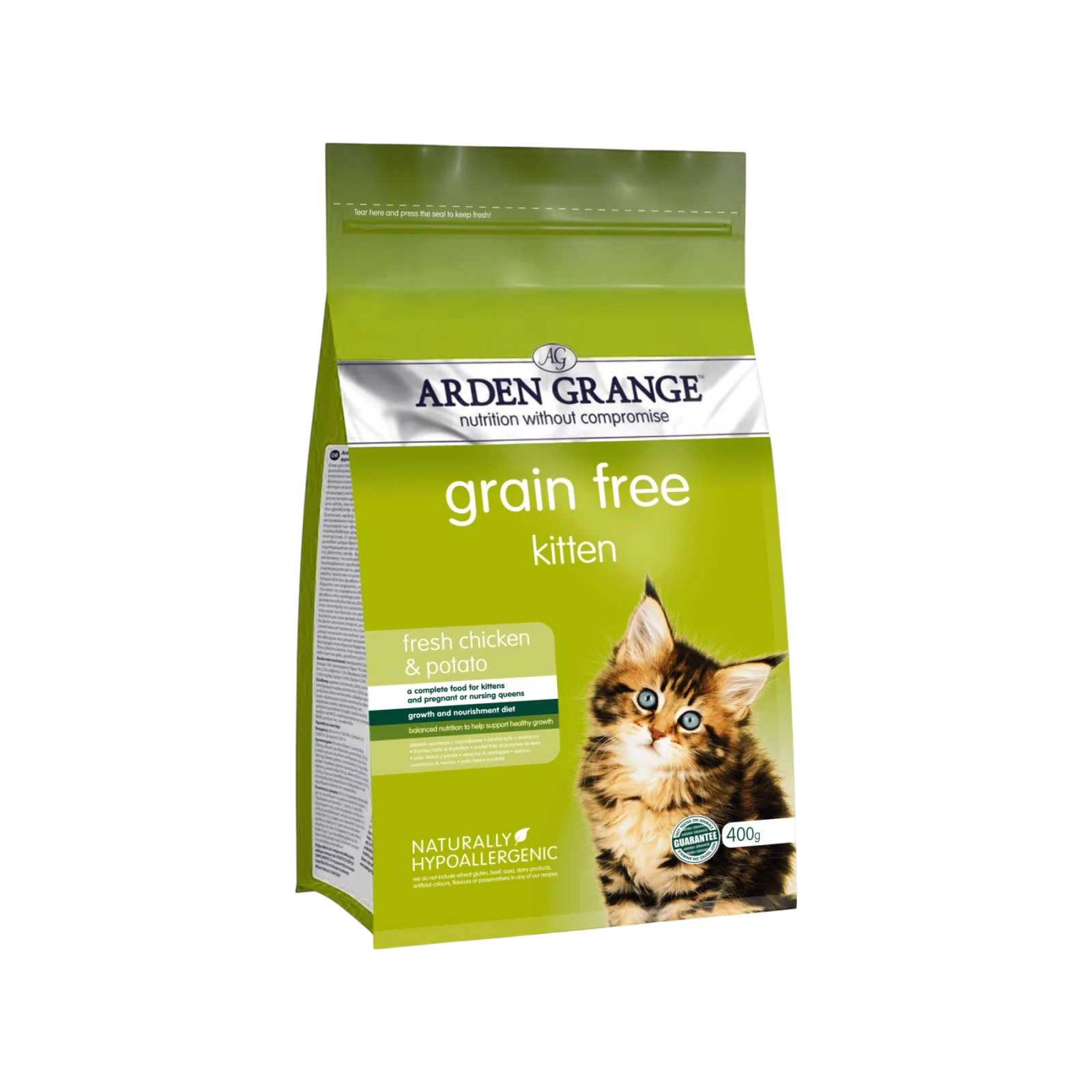 Arden Grange GF Cat Kitten fresh Chicken & Potato (400 g)