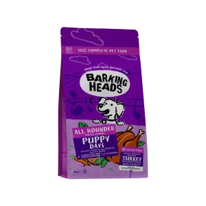 BARKING HEADS All Hounder Puppy Days Turkey (2 kg)