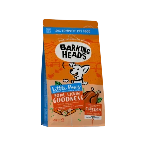BARKING HEADS Little Paws Bowl Lickin Good Chicken (1.5 kg)