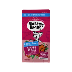 BARKING HEADS Little Paws Golden Years Chicken (1.5 kg)