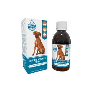 Biotin s boswelií sirup pro psy TOPVET 200ml (200 ml)