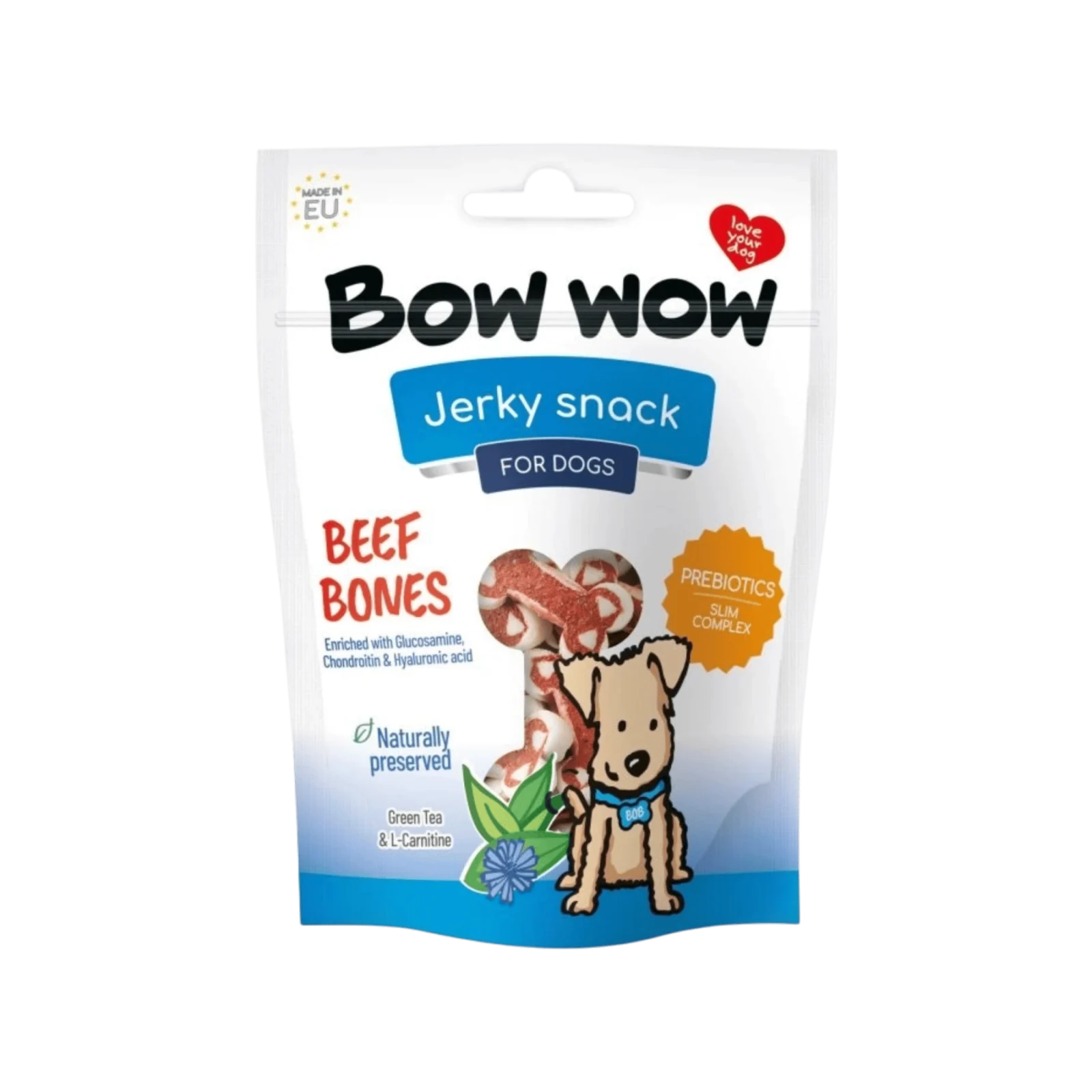 Bow wow pochoutka Hovězí kostičky 80g (80 g)