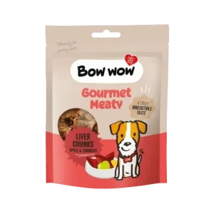 Bow wow pochoutka masíčka s játry, jablkem a kurkumou 60g (60 g)