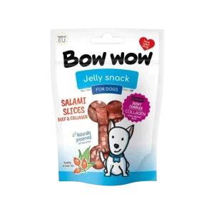 Bow wow pochoutka Salámová kolečka hovězí a kolagen 80g (80 g)