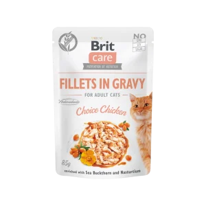 Brit Care Cat Fillets in Gravy Choice Chicken 85g (85 g)