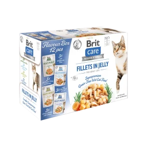 Brit Care Cat Fillets in Jelly Flavour box 12x85g (1.02 kg)