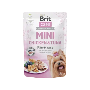 Brit Care Dog Mini Chicken & Tuna fillets in gravy 85g (85 g)