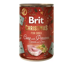 Brit Care Dog Vánoční konzerva s kaprem 400g