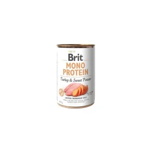Brit Dog konz Mono Protein Turkey & Sweet Potato 400g | Pejskovice