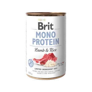 Brit Dog konzerva Mono Protein Lamb & Brown Rice 400g (400 g)