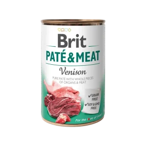Brit Dog konzerva Paté & Meat Venison (400 g)