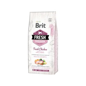 Brit Fresh Dog Chicken&Potato Puppy HealthyGrowth (12 kg)
