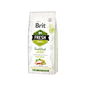 Brit Fresh Dog Duck & Millet Active Run & Work 12kg (12 kg)