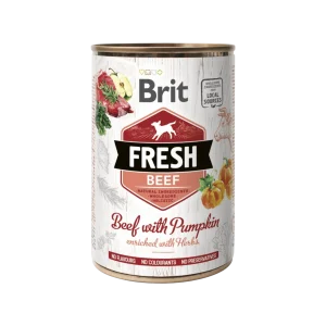 Brit Fresh Dog konzerva Beef with Pumpkin 400g (400 g)