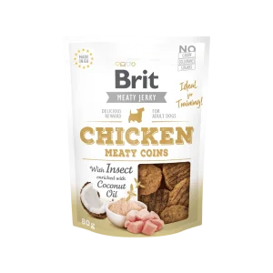 Brit Jerky Chicken with Insect Meaty Coins (80 g)