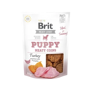 Brit Jerky Puppy Turkey Meaty Coins 80g (80 g)