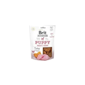 Brit Jerky Puppy Turkey Meaty Coins 80g | Pejskovice