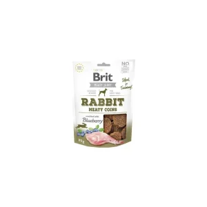 Brit Jerky Rabbit Meaty Coins 80g | Pejskovice