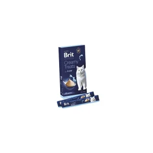 Brit Premium Cat by Nature Creamy Treats Liver 6x15g | Pejskovice