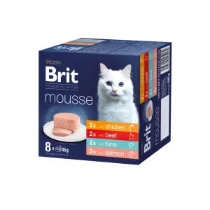 Brit Premium Cat by Nature Mousse Multipack, 8x85g (85 g)