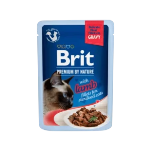 Brit Premium Cat D Fillets Gravy Lamb Sterilised 85g (85 g)