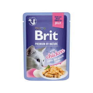 Brit Premium Cat D Fillets in Jelly with Chicken 85g (85 g)