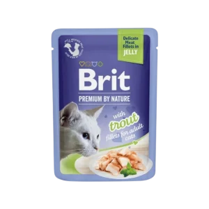 Brit Premium Cat D Fillets in Jelly with Trout 85g (85 g)