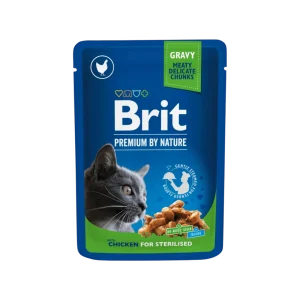 Brit Premium Cat kapsa Chicken Slices for Steril 100g (100 g)