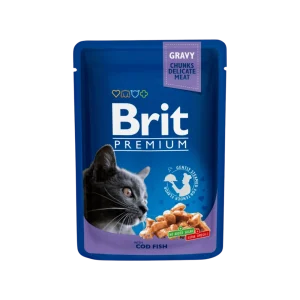 Brit Premium Cat kapsa with Cod Fish 100g (100 g)