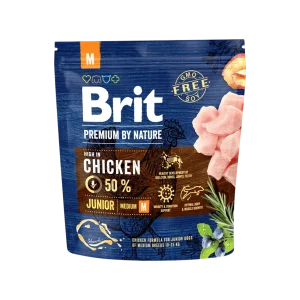 Brit Premium Dog by Nature Junior M 1kg (1 kg)