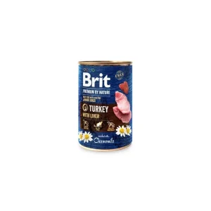 Brit Premium Dog by Nature konz Turkey&Liver 400g | Pejskovice