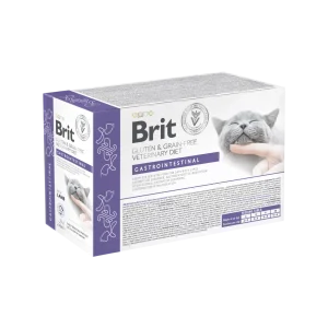 Brit VD Cat Pouch fillets in Gravy Gastrointest 12x85g (1.02 kg)