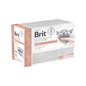 Brit VD Cat Pouch fillets in Gravy Renal 12x85g (1.02 kg)