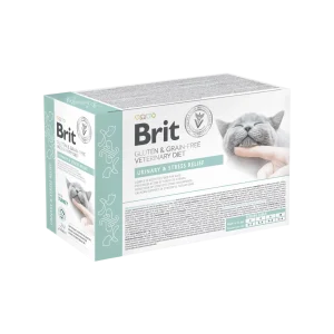 Brit VD Cat Pouch fillets in Gravy Urinary+Stres 12x85g (1.02 kg)