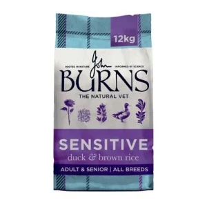 Burns Dog Adult & Senior Sensitive kachní s hnědou rýží