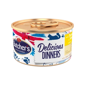 Butcher's Cat Delicious Dinners kuře + krůta konzerva 85g (85 g)