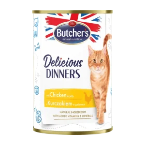 Butcher's Cat Delicious Dinners kuřecí v želé konzerva 400g (400 g)