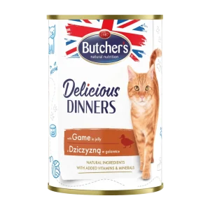 Butcher's Cat Delicious Dinners zvěřina v želé konzerva 400g (400 g)