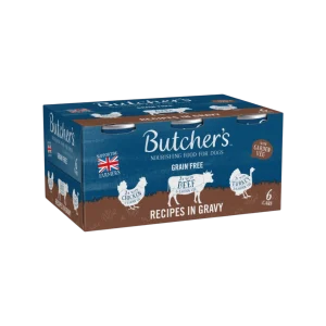 Butcher's Dog Original hovězí + krůtí + kuřecí konzervy 6x400g (2.4 kg)