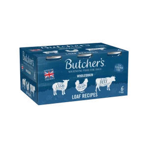 Butcher's Dog Original hovězí + kuřecí + jehněčí konzerva 6x400g (2.4 kg)