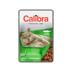 Calibra Cat kapsa Premium Sterilised Salmon 100g (100 g, Losos)