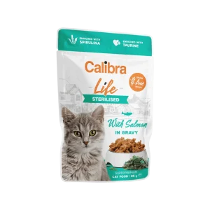 Calibra Cat Life kapsa Sterilised Salmon in gravy 85g (85 g)