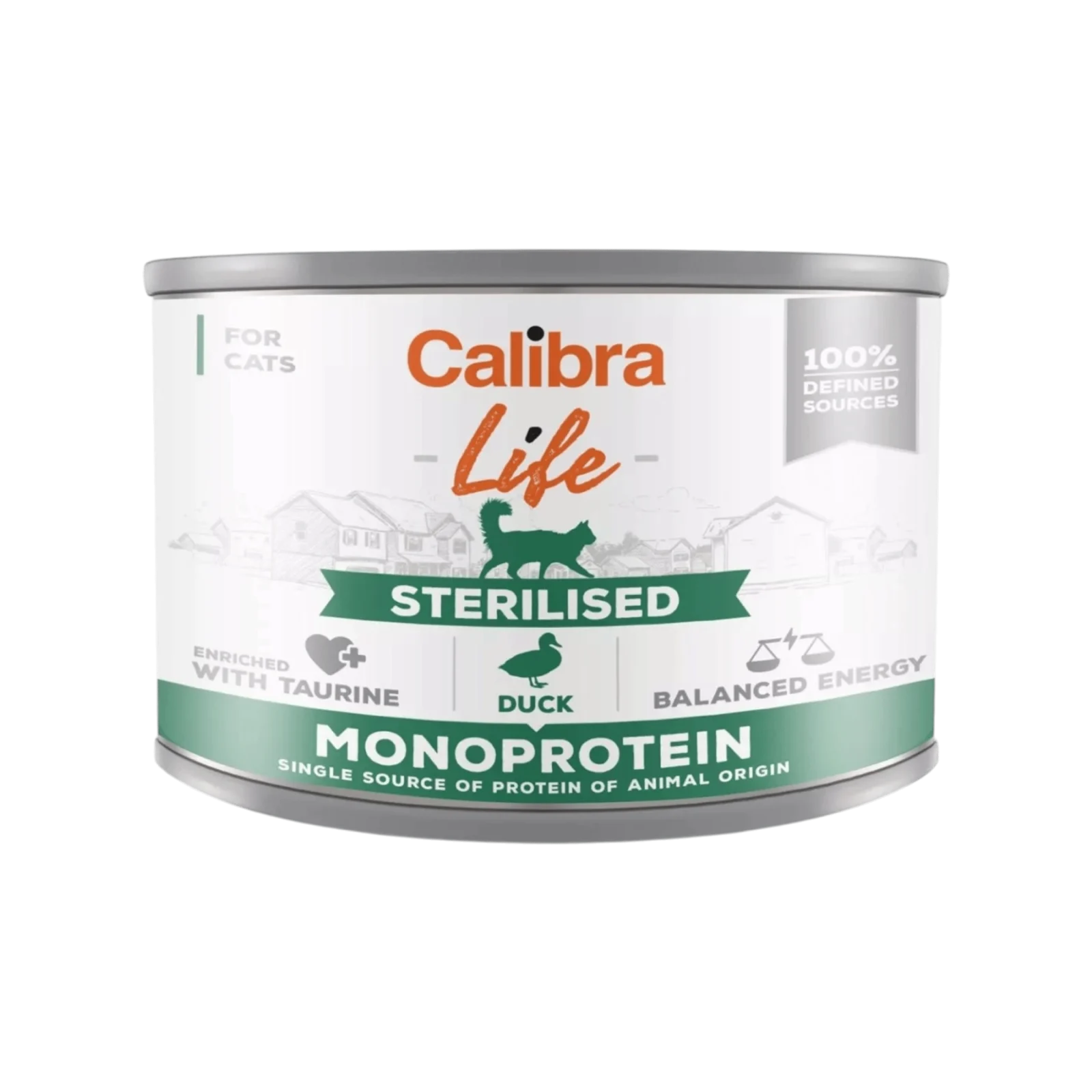 Calibra Cat Life konzerva Sterilised Duck 200g (200 g)