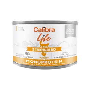 Calibra Cat Life  konzerva Sterilised Turkey 200g (200 g)